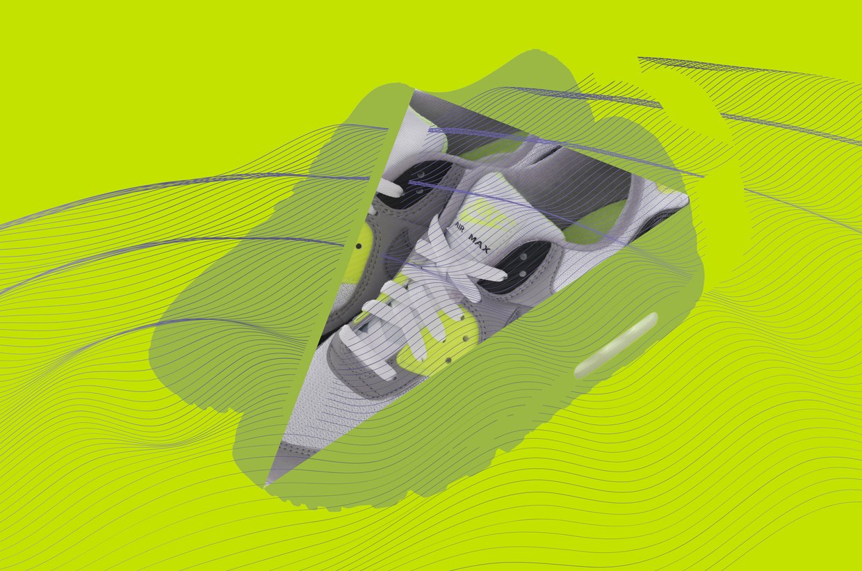 Nike Air Max 90s product fotostuio banner2